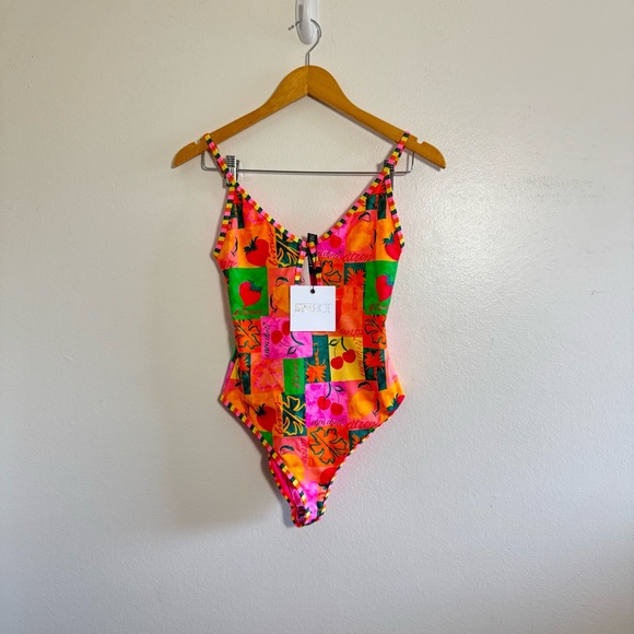NWT Beach Riot Priscilla Fruit Market One Piece Swimsuit size Small - Picture 3 of 7